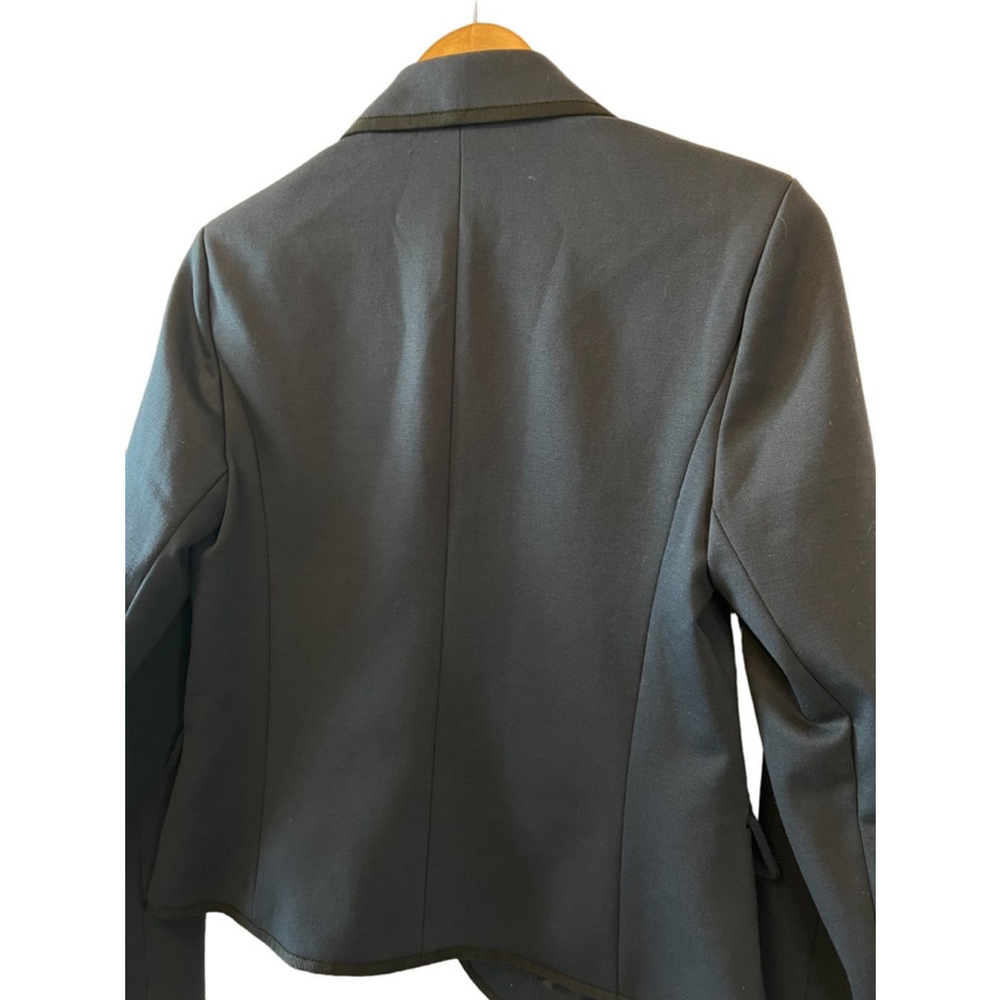 GAP Navy Black Piping 2 Button Fitted Blazer Jacket 6 - Picture 5 of 9